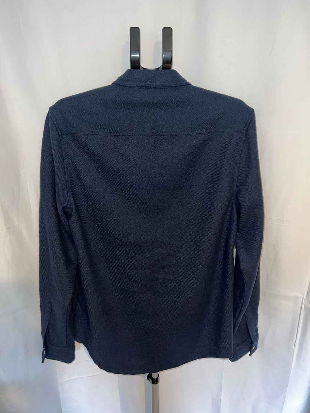ASOS DESIGN Men’s Textured Navy Overshirt / Shacket – Size S