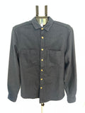 ASOS DESIGN Men’s Textured Navy Overshirt / Shacket – Size S
