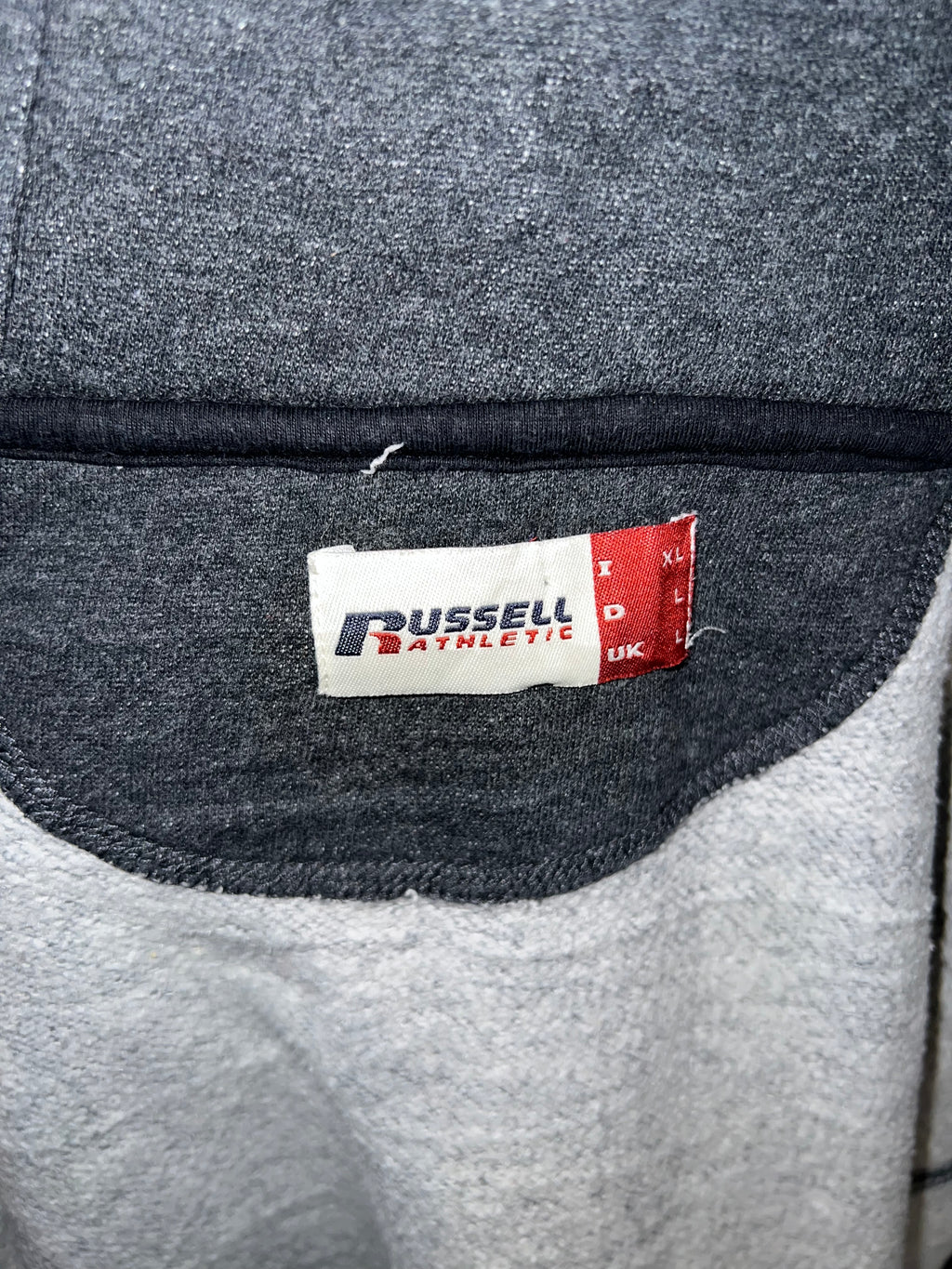 Russell Athletic Men’s Vintage Graphic Full-Zip Hoodie - Size L