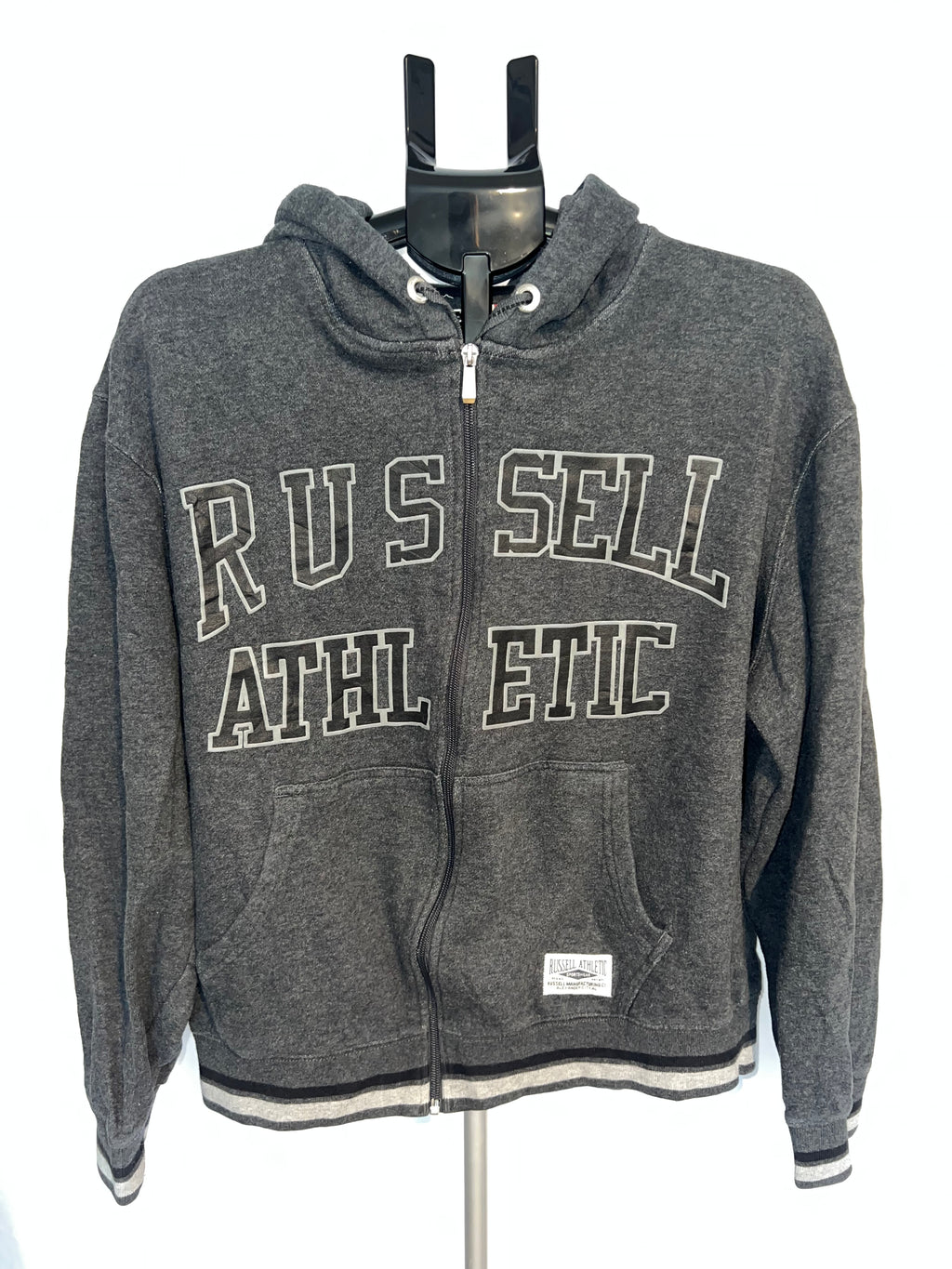 Russell Athletic Men’s Vintage Graphic Full-Zip Hoodie - Size L